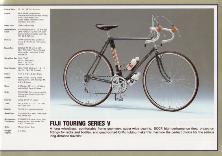 Fuji 1984 Catalog — Edition No. 14, Thirty-Three Models from the Track to the Mt. Fuji All-Terrain Bike — page 11 of 32