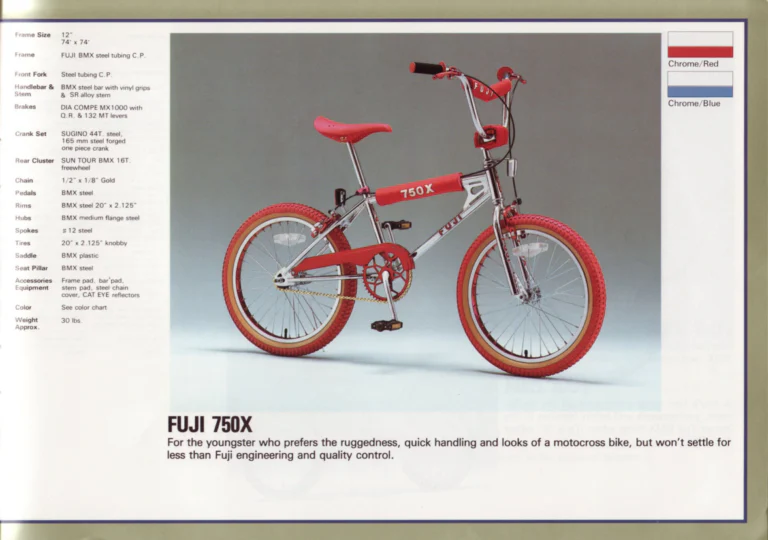Fuji 1984 Catalog — Edition No. 14, Thirty-Three Models from the Track to the Mt. Fuji All-Terrain Bike — page 23 of 32