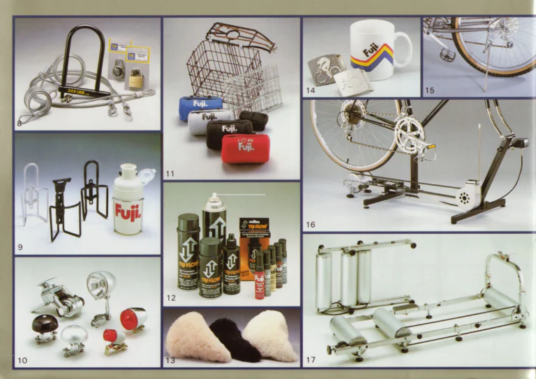 Fuji 1984 Catalog — Edition No. 14, Thirty-Three Models from the Track to the Mt. Fuji All-Terrain Bike — page 30 of 32