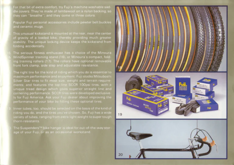 Fuji 1984 Catalog — Edition No. 14, Thirty-Three Models from the Track to the Mt. Fuji All-Terrain Bike — page 31 of 32