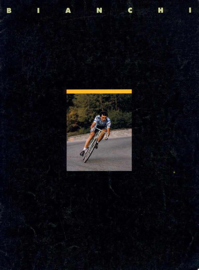 Bianchi Catalog of about 1985 (Five Pages) — The Second Hundred Years Begin: the Professional Series, with the Centenario — page 1 of 5