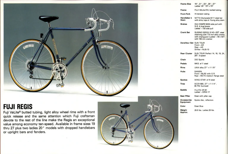 Fuji 1985 Catalog — Edition No. 15, with the League Fuji, the Mt. Fuji LTD and Mark Gorski — page 24 of 36