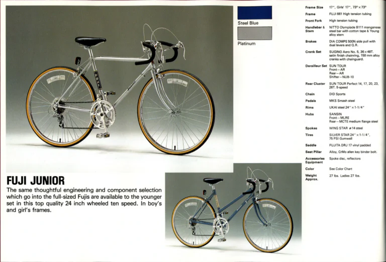Fuji 1985 Catalog — Edition No. 15, with the League Fuji, the Mt. Fuji LTD and Mark Gorski — page 26 of 36