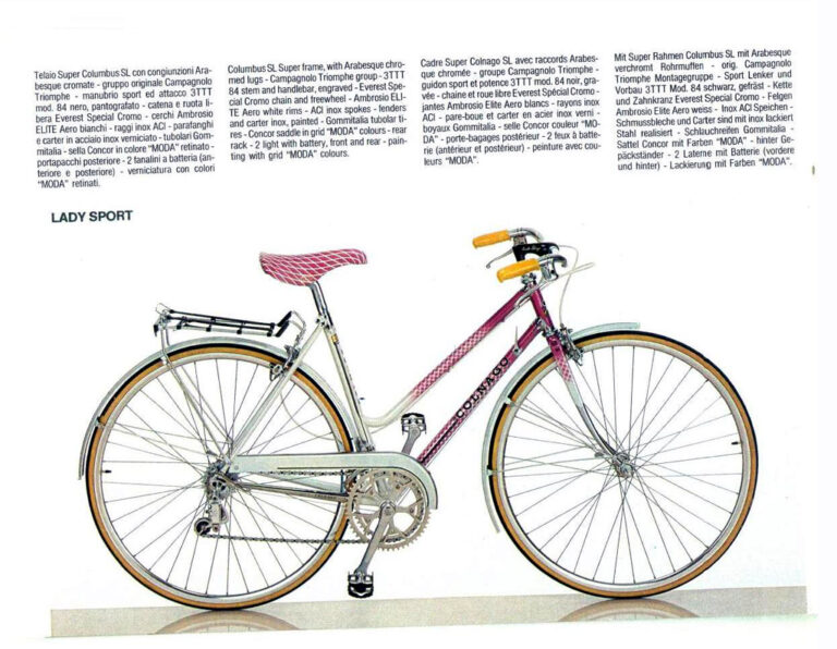 Colnago 1986 Catalog — Catalogo Generale: Super, International, Victory, Mexico, Regal, Master and Krono, with City Bicycles, Mountain Bikes and Framesets — page 12 of 20