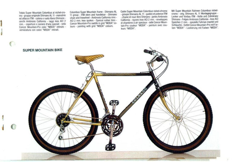 Colnago 1986 Catalog — Catalogo Generale: Super, International, Victory, Mexico, Regal, Master and Krono, with City Bicycles, Mountain Bikes and Framesets — page 13 of 20