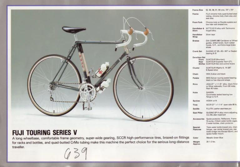 Fuji 1986 Catalog — Edition No. 16, from the Opus III and Team Fuji to the Design Series — page 6 of 29