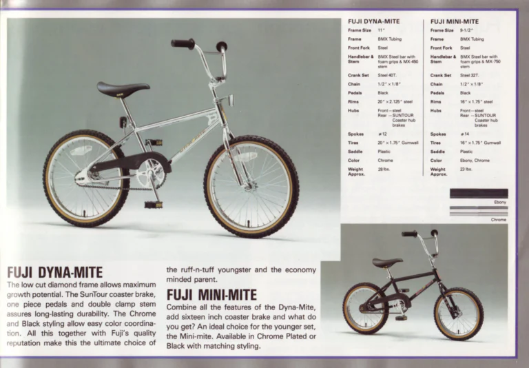 Fuji 1986 Catalog — Edition No. 16, from the Opus III and Team Fuji to the Design Series — page 27 of 29