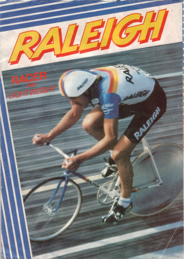 Raleigh 1986 Catalog — Racer and Lightweight — page 1 of 16