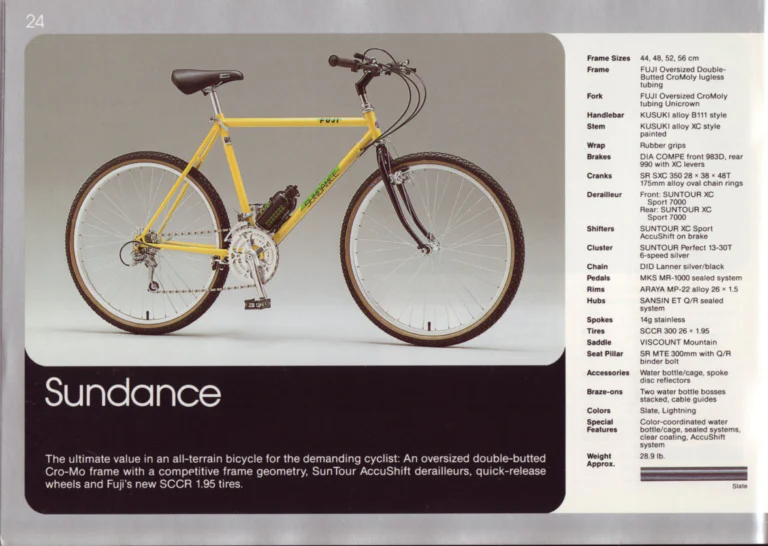 Fuji 1987 Catalog — Edition No. 17, There's a Fuji to Fit You, with Three Titanium Models — page 24 of 44