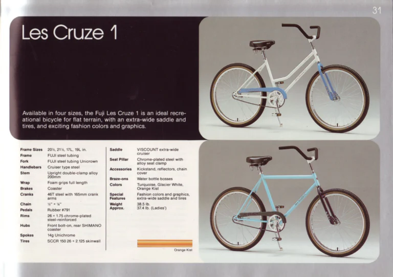 Fuji 1987 Catalog — Edition No. 17, There's a Fuji to Fit You, with Three Titanium Models — page 31 of 44