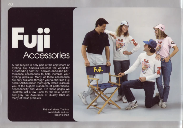 Fuji 1987 Catalog — Edition No. 17, There's a Fuji to Fit You, with Three Titanium Models — page 40 of 44
