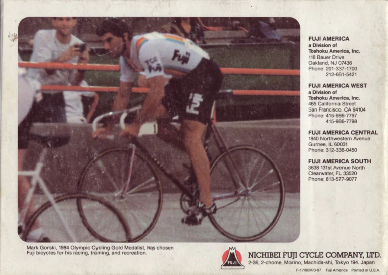 Fuji 1987 Catalog — Edition No. 17, There's a Fuji to Fit You, with Three Titanium Models — page 44 of 44