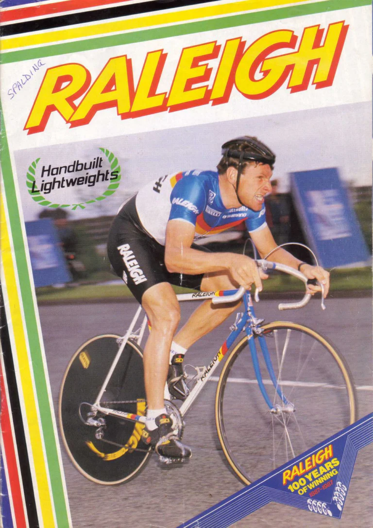 Raleigh 1987 Catalog — Handbuilt Lightweights — page 1 of 16