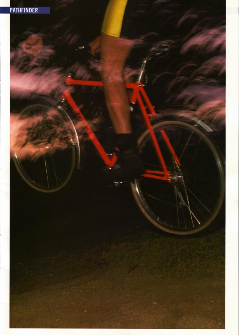 Bob Jackson 1988 Catalog — The Re-Launch of Jackson Cycles: Road, Touring, Time Trial, Track and All-Terrain Bicycles, a Trike and a Tandem — page 5 of 16