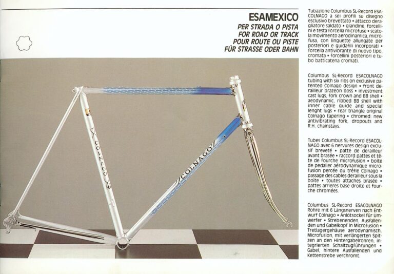 Colnago 1988 Catalog — The Colnago Concept with Ferrari Engineering, Carbon Volo, Master, Masterpiù, Krono and Master Mountainbike — page 11 of 30