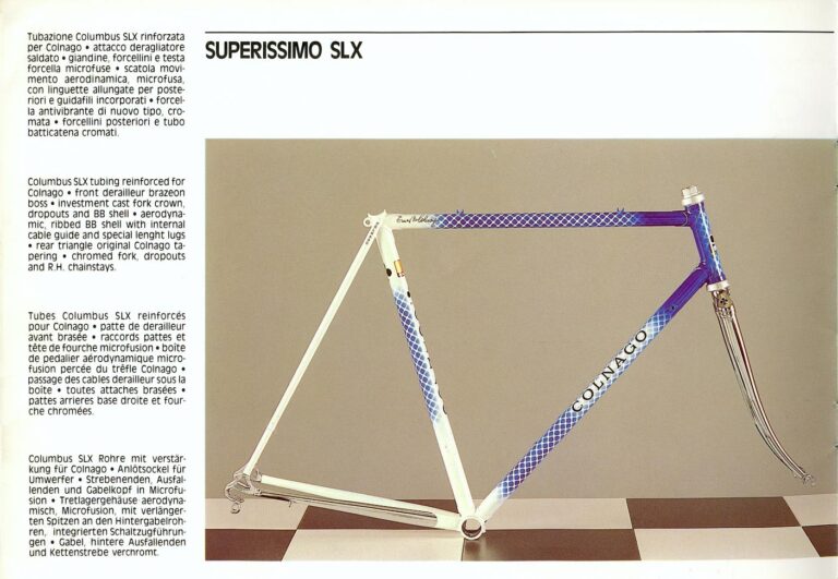 Colnago 1988 Catalog — The Colnago Concept with Ferrari Engineering, Carbon Volo, Master, Masterpiù, Krono and Master Mountainbike — page 12 of 30
