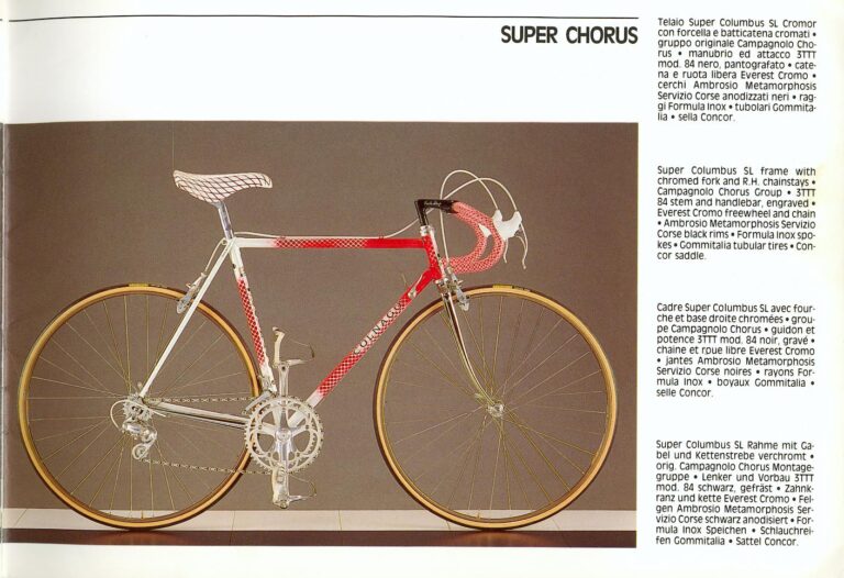 Colnago 1988 Catalog — The Colnago Concept with Ferrari Engineering, Carbon Volo, Master, Masterpiù, Krono and Master Mountainbike — page 24 of 30