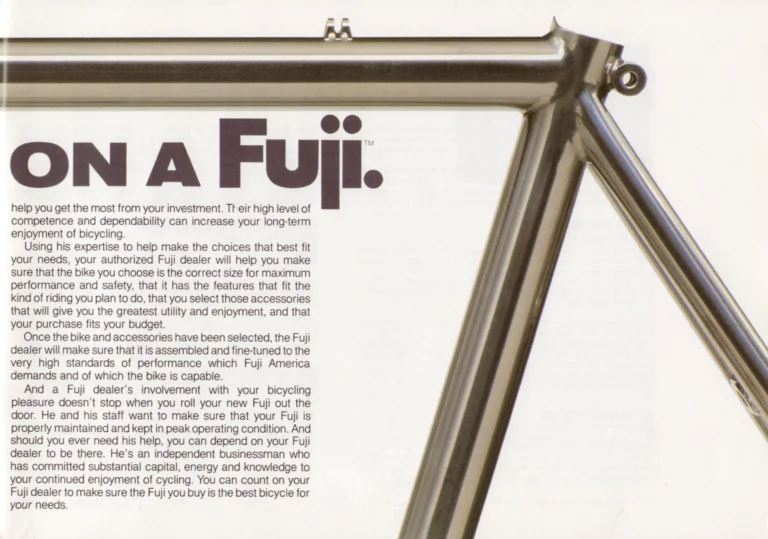 Fuji 1988 Catalog — Edition No. 18, Find Yourself on a Fuji, from the Titanium and Opus IV to the Cruizie — page 3 of 40