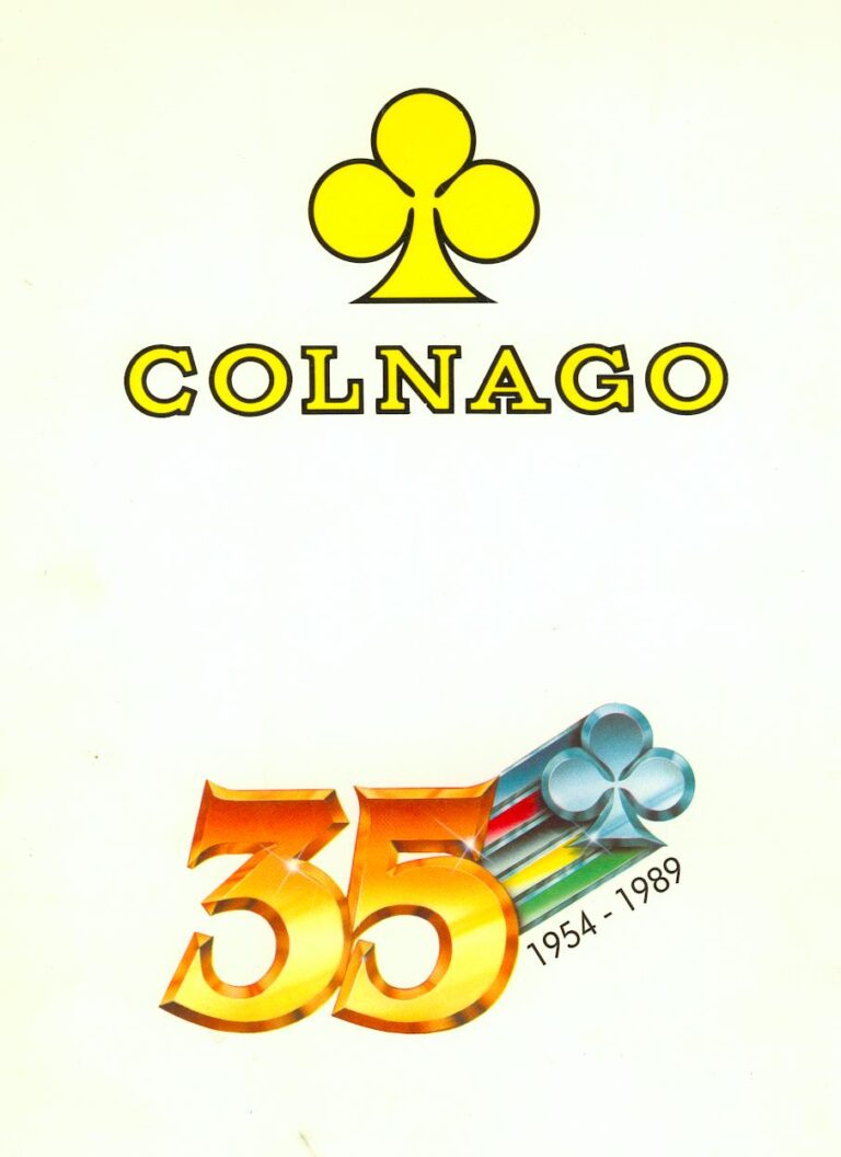 Colnago 1989 Cover — 35 Years, 1954–1989 — page 1 of 1