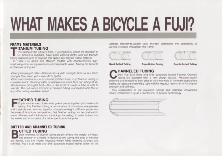 Fuji 1989 Catalog — Edition No. 19, Find Yourself on a Fuji, with Fuji America's History of Firsts — page 5 of 40