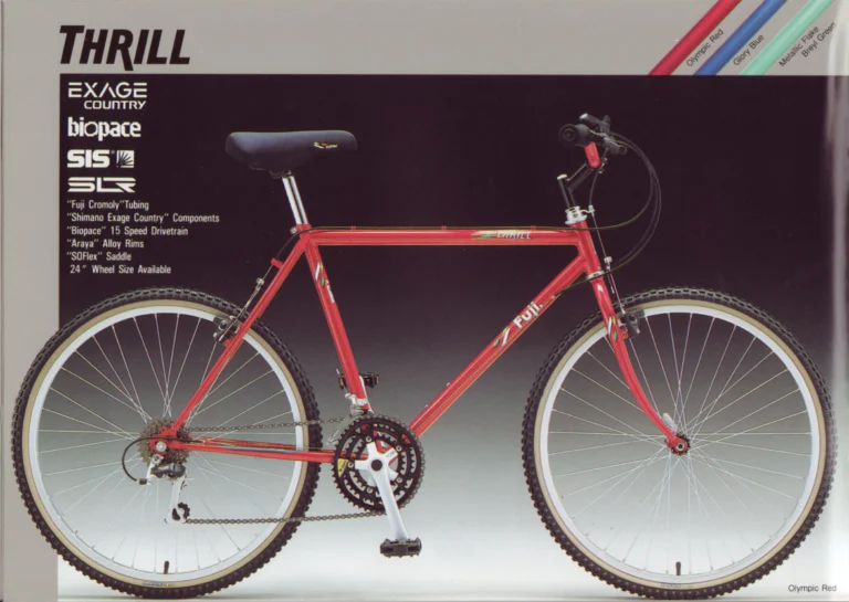 Fuji 1989 Catalog — Edition No. 19, Find Yourself on a Fuji, with Fuji America's History of Firsts — page 18 of 40