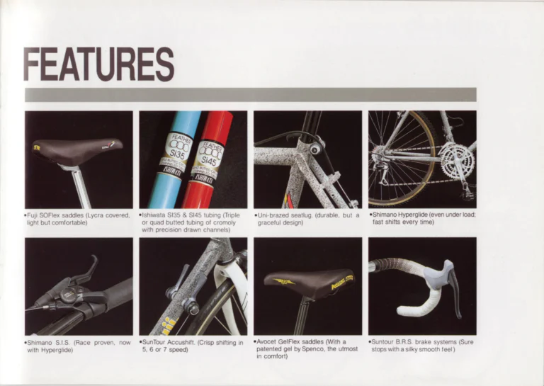 Fuji 1989 Catalog — Edition No. 19, Find Yourself on a Fuji, with Fuji America's History of Firsts — page 29 of 40