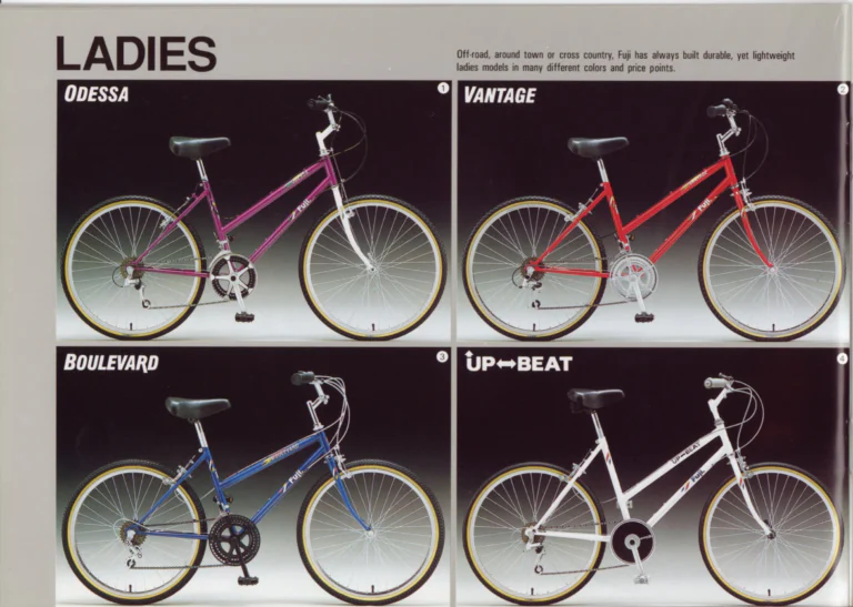 Fuji 1989 Catalog — Edition No. 19, Find Yourself on a Fuji, with Fuji America's History of Firsts — page 30 of 40