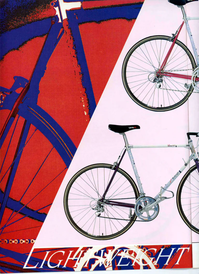 Raleigh 1990 Catalog — Lightweight: Dyna-Tech Race — page 4 of 12