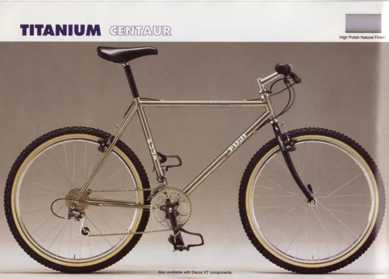 Fuji 1991 Catalog — Edition No. 21, F21: Fuji in Our 21st Year, from the Titanium Centaur to the Titanium Record — page 10 of 39