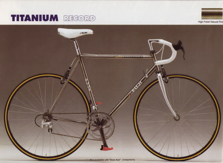 Fuji 1991 Catalog — Edition No. 21, F21: Fuji in Our 21st Year, from the Titanium Centaur to the Titanium Record — page 30 of 39