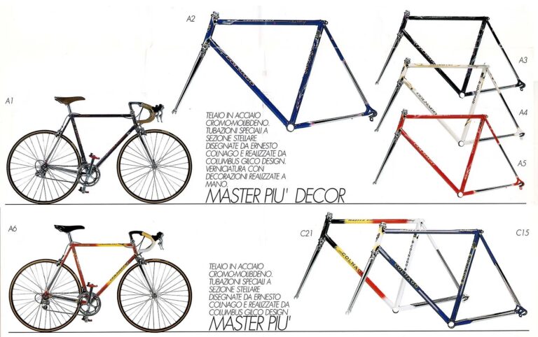 Colnago 1992 Catalog — C35 and Carbitubo, Master Più, Conic SLX and Super 91, the Mountain Bikes and Professional Equipment — page 3 of 8