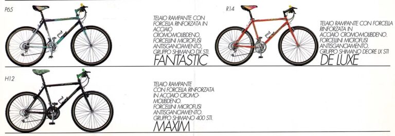 Colnago 1992 Catalog — C35 and Carbitubo, Master Più, Conic SLX and Super 91, the Mountain Bikes and Professional Equipment — page 6 of 8