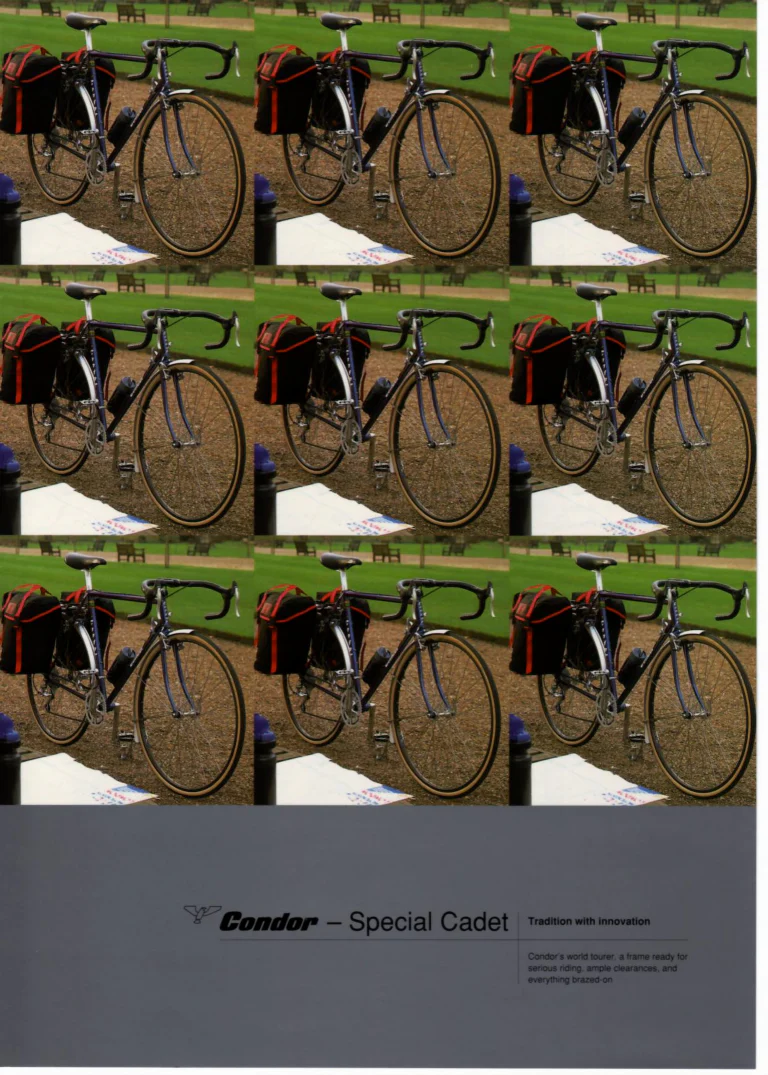 Condor Catalog of about 1994 — Hand-Built Bicycles for the Perfectionist: Crown Jewels, Frame Service, Special Cadet, Ultimo, ATBs, Professional and Frame Spectrum — page 7 of 19