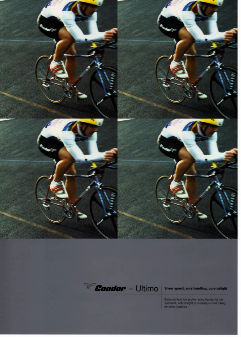 Condor Catalog of about 1994 — Hand-Built Bicycles for the Perfectionist: Crown Jewels, Frame Service, Special Cadet, Ultimo, ATBs, Professional and Frame Spectrum — page 9 of 19