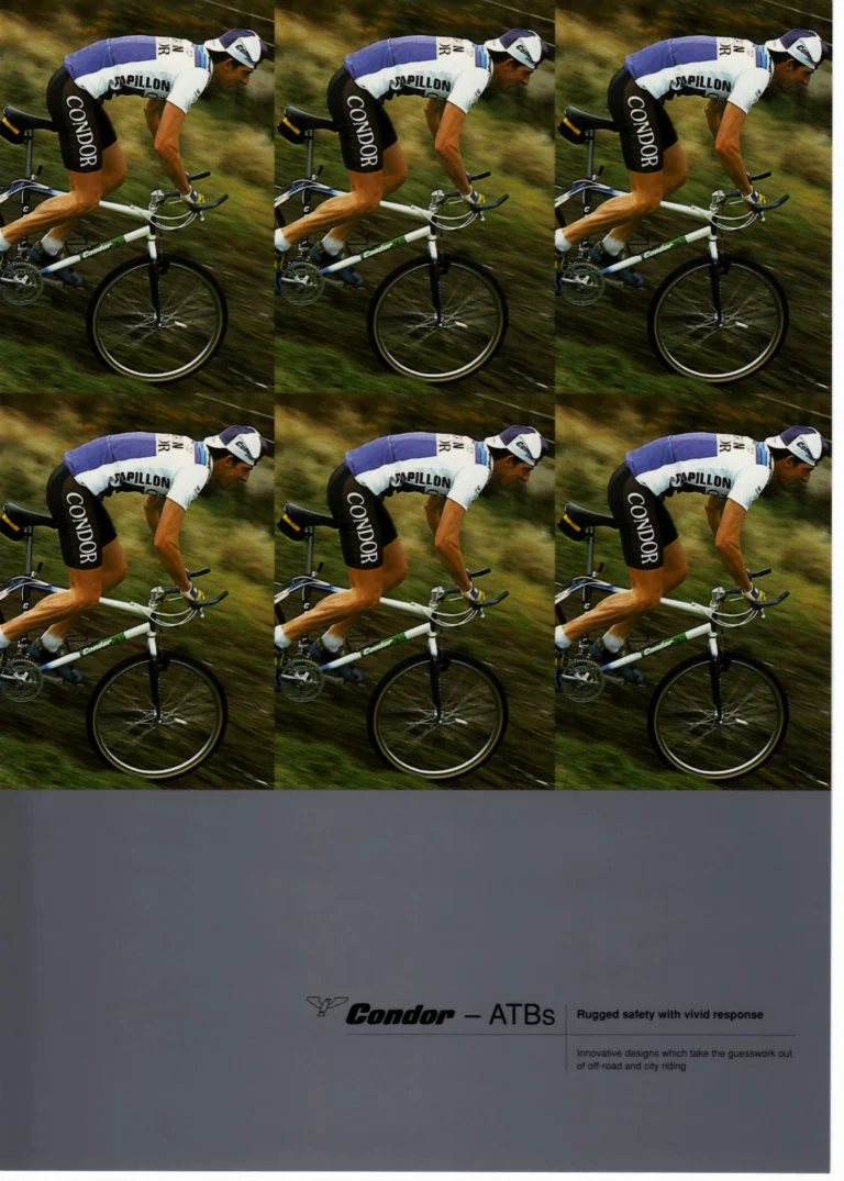 Condor Catalog of about 1994 — Hand-Built Bicycles for the Perfectionist: Crown Jewels, Frame Service, Special Cadet, Ultimo, ATBs, Professional and Frame Spectrum — page 11 of 19