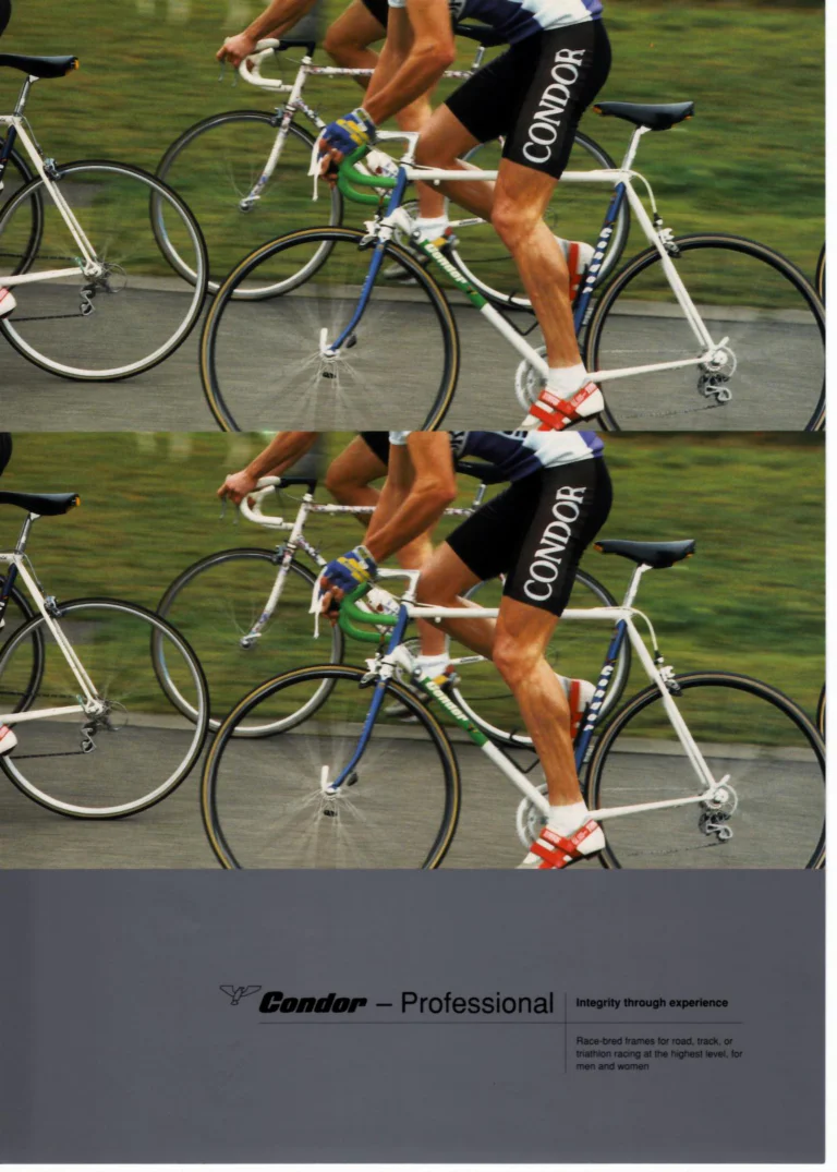 Condor Catalog of about 1994 — Hand-Built Bicycles for the Perfectionist: Crown Jewels, Frame Service, Special Cadet, Ultimo, ATBs, Professional and Frame Spectrum — page 13 of 19