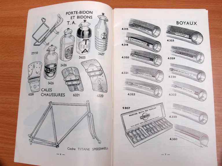 André Bertin Milremo Catalog (Undated, 1974 or Later) — Accessories, Spare Parts and Tubulars, Selected Pages — page 3 of 10