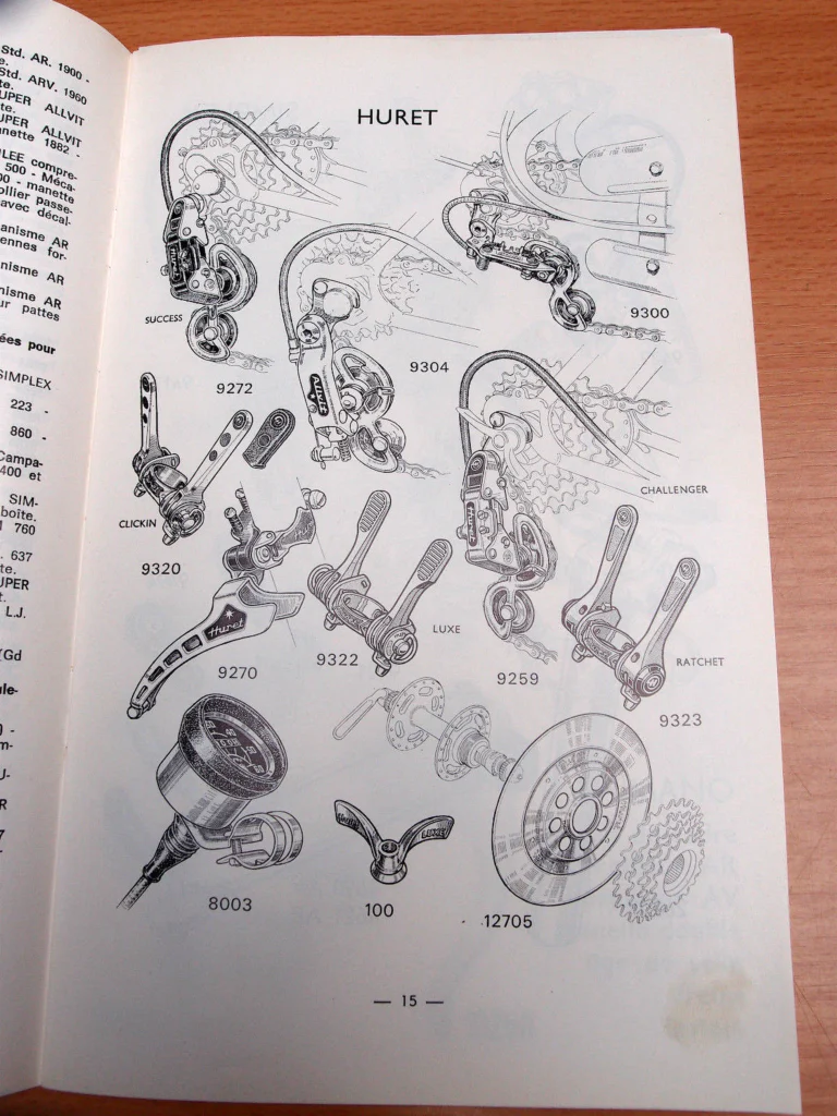 André Bertin Milremo Catalog (Undated, 1974 or Later) — Accessories, Spare Parts and Tubulars, Selected Pages — page 4 of 10
