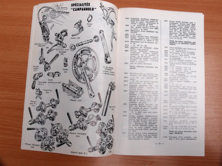 André Bertin Milremo Catalog (Undated, 1974 or Later) — Accessories, Spare Parts and Tubulars, Selected Pages — page 6 of 10