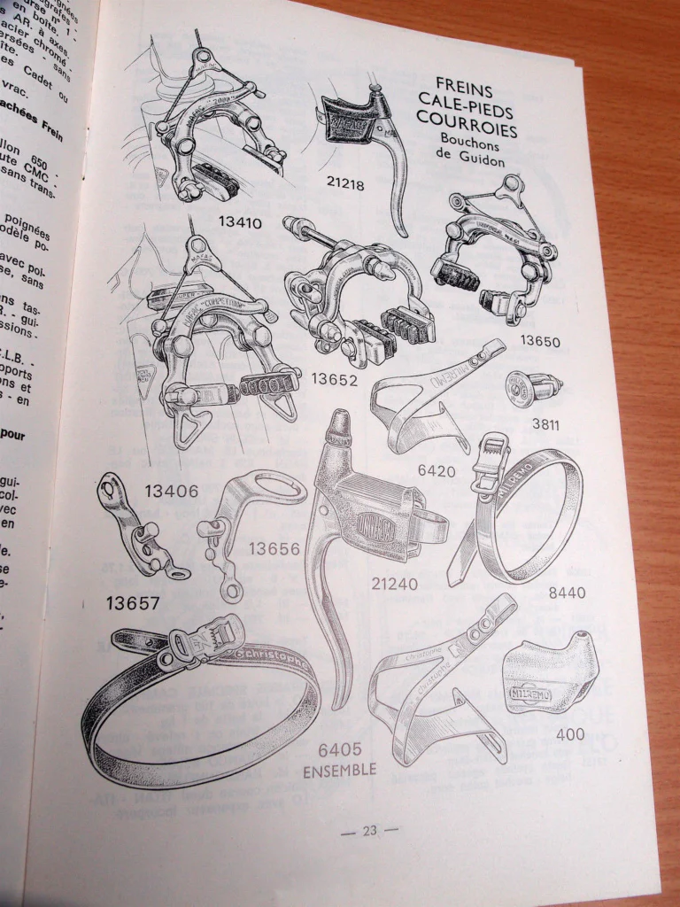 André Bertin Milremo Catalog (Undated, 1974 or Later) — Accessories, Spare Parts and Tubulars, Selected Pages — page 7 of 10