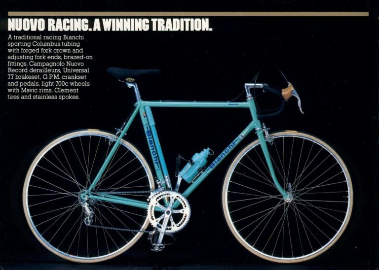 Bianchi Catalog for America (Undated, Nine Pages) — No Substitutes, Only Compromises: from the Nuovo Racing and Nuovo Touring to the Super Corsa and Super Pista — page 4 of 9
