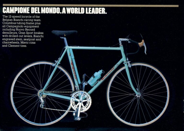 Bianchi Catalog for America (Undated, Nine Pages) — No Substitutes, Only Compromises: from the Nuovo Racing and Nuovo Touring to the Super Corsa and Super Pista — page 6 of 9