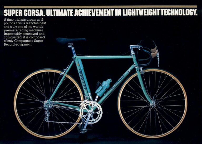 Bianchi Catalog for America (Undated, Nine Pages) — No Substitutes, Only Compromises: from the Nuovo Racing and Nuovo Touring to the Super Corsa and Super Pista — page 8 of 9