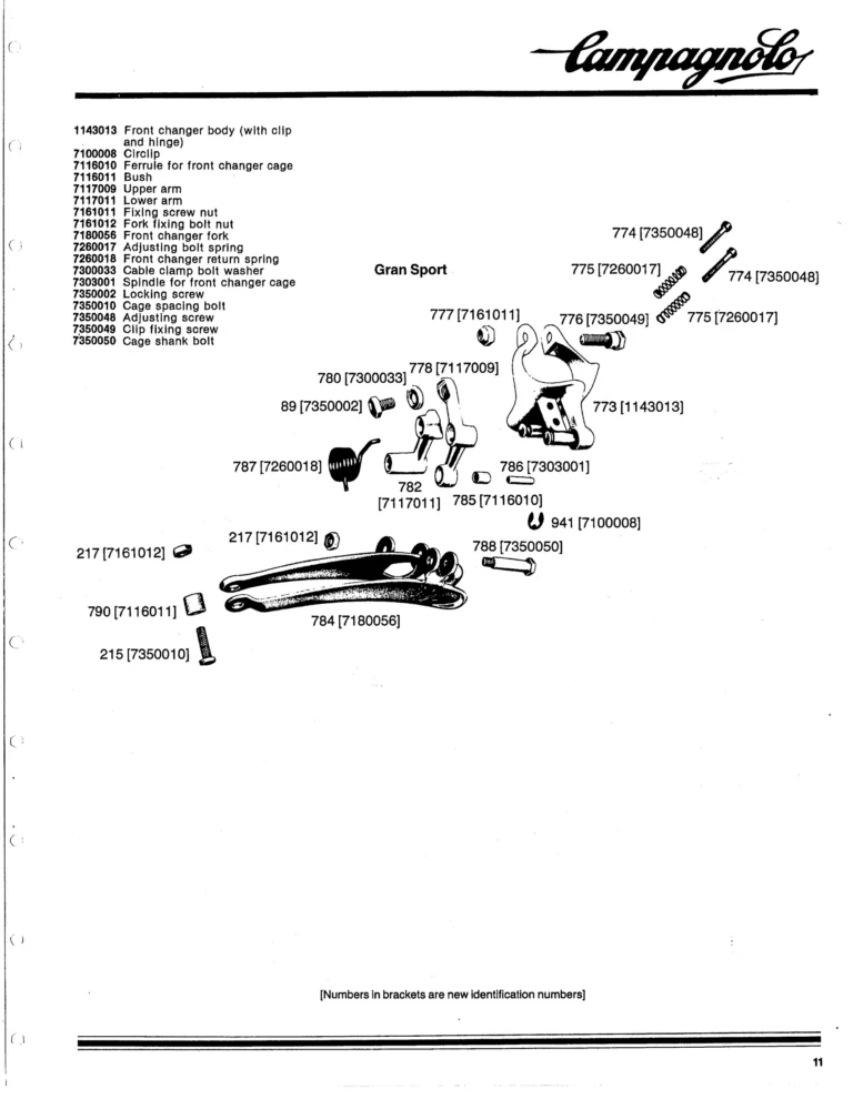 Campagnolo 1982 Catalog (United States) — Bicycle Components: the Super Record, Nuovo Record and Gran Sport Gruppos, BMX and the 1984 Olympics — page 12 of 48