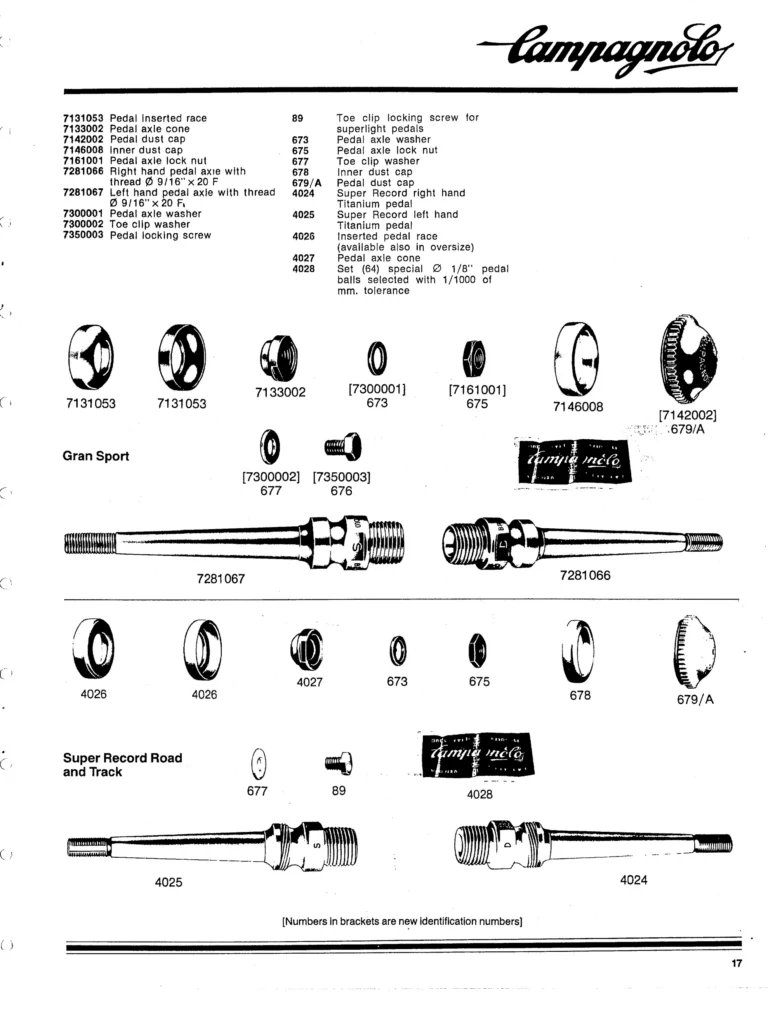 Campagnolo 1982 Catalog (United States) — Bicycle Components: the Super Record, Nuovo Record and Gran Sport Gruppos, BMX and the 1984 Olympics — page 16 of 48