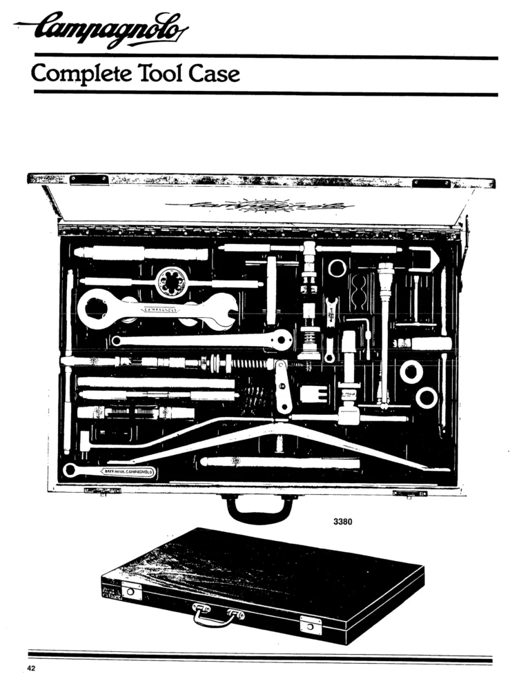 Campagnolo 1982 Catalog (United States) — Bicycle Components: the Super Record, Nuovo Record and Gran Sport Gruppos, BMX and the 1984 Olympics — page 41 of 48