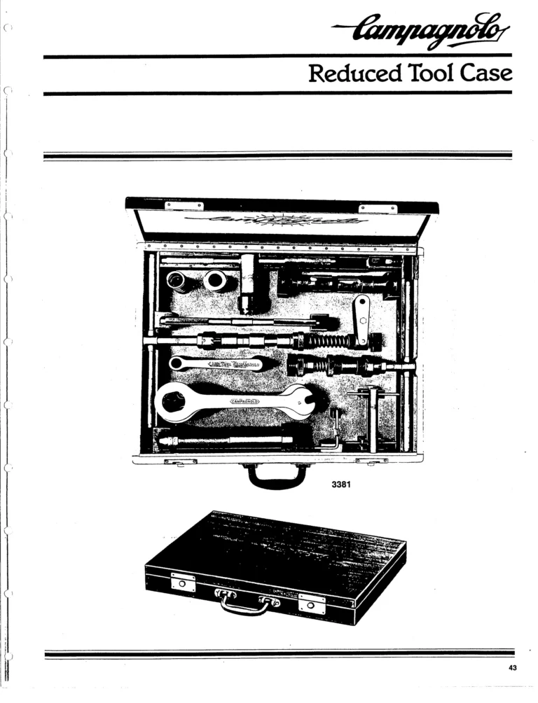 Campagnolo 1982 Catalog (United States) — Bicycle Components: the Super Record, Nuovo Record and Gran Sport Gruppos, BMX and the 1984 Olympics — page 42 of 48