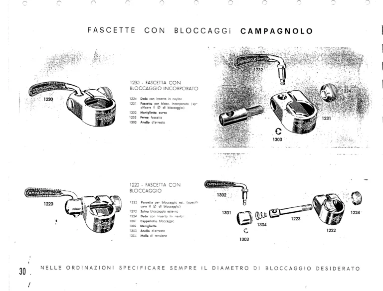Campagnolo Catalog No. 15 of about 1967 — The Nuovo Record Gear, Valentino Super, Nuovo Sport and the Record Road and Track Groups — page 32 of 43