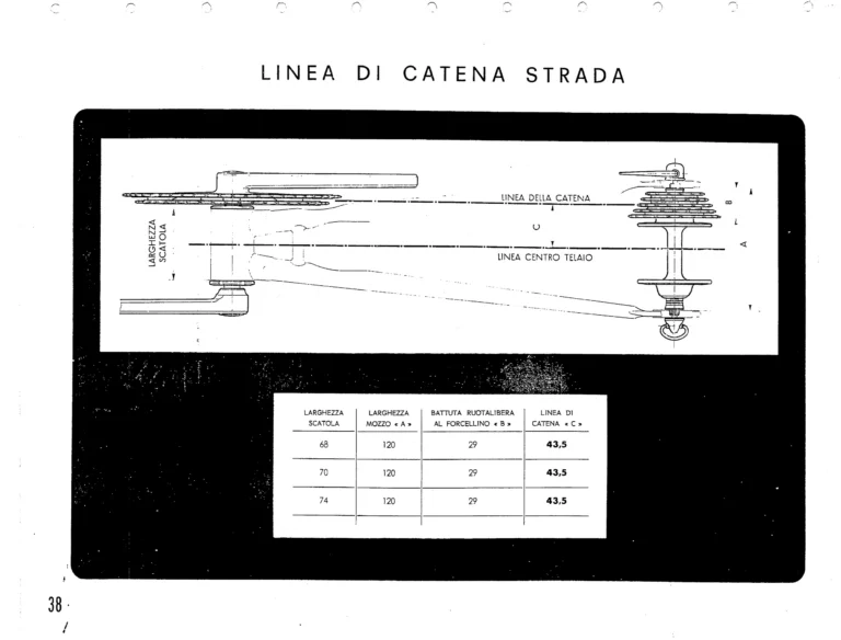 Campagnolo Catalog No. 15 of about 1967 — The Nuovo Record Gear, Valentino Super, Nuovo Sport and the Record Road and Track Groups — page 40 of 43