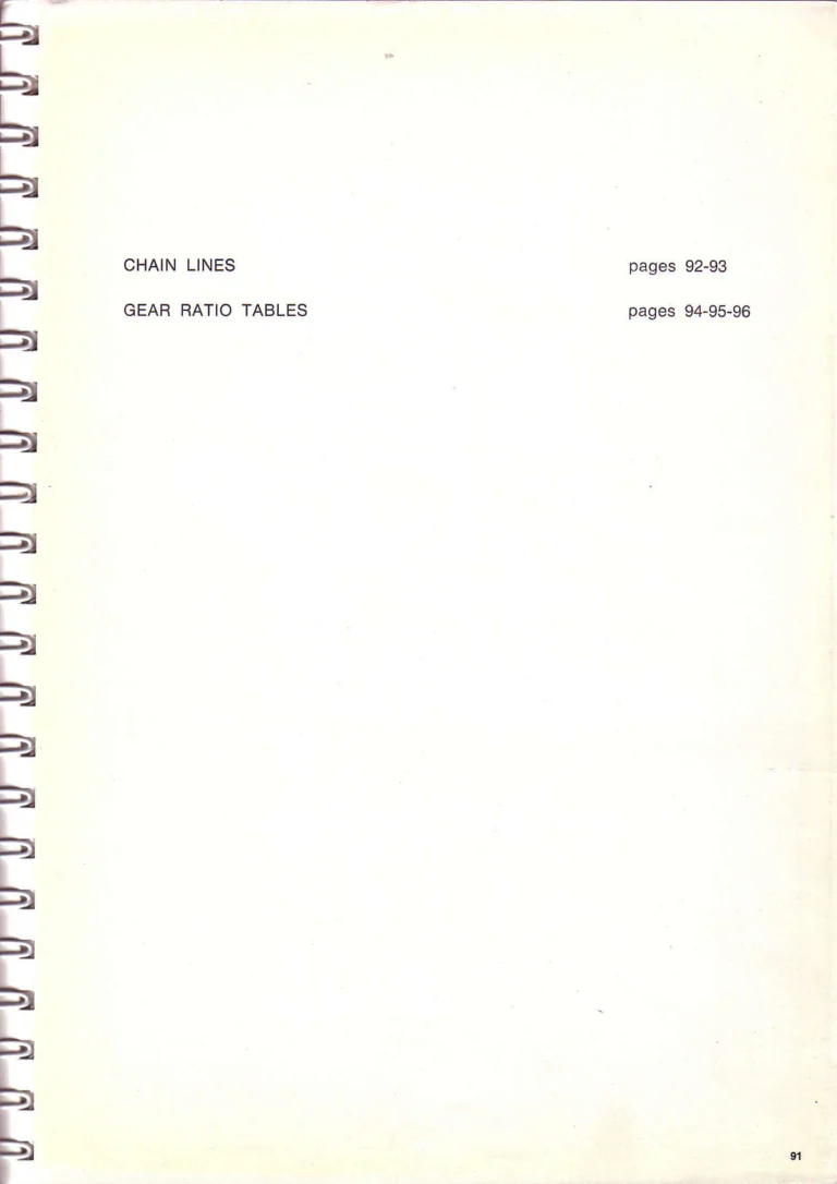 Campagnolo 1974 Catalogue No. 17 — Super Record in Titanium, Record, Gran Sport and Valentino Extra, with the Firm Beyond Bicycles — page 97 of 102